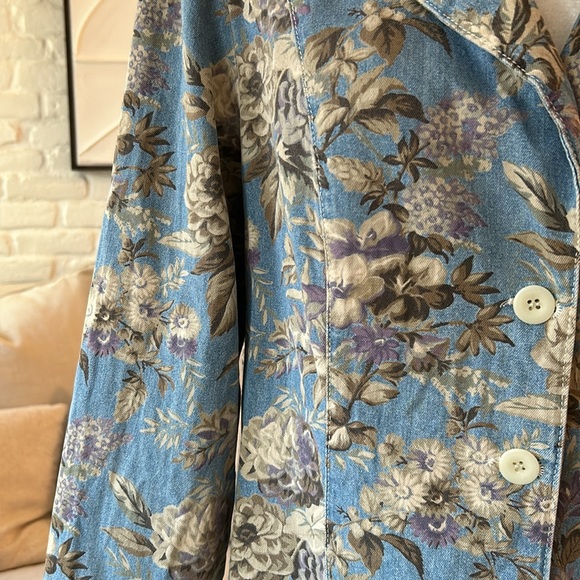 Vintage FDJ Floral Jean Jacket - Picture 2 of 8